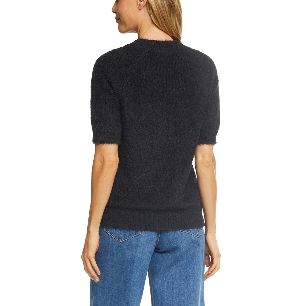 NWT Matty M Women's Soft Eyelash Knit Short Sleeve Sweater Top - Picture 3 of 7